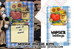 School days Note Holder Modge Podge SVG Product Image 1