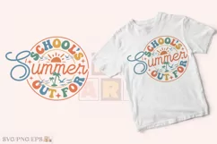 Schools out for Summer SVG, Teacher PNG T-shirt Design Product Image 2