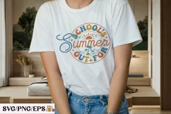 Schools out for Summer SVG, Teacher PNG T-shirt Design Product Image 3