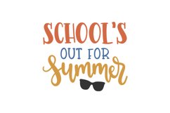 School's Out For Summer SVG Cut File Product Image 1
