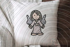 Guardian Angel cutting file SVG DXF Product Image 2