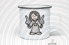 Guardian Angel cutting file SVG DXF Product Image 3