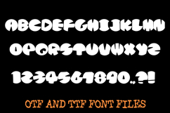 Sci-Fi Chunk Hand Drawn Lettering ABC Round Font Type Product Image 2