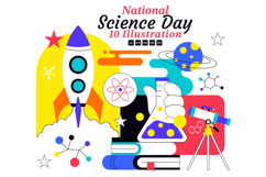 10 National Science Day Illustration Product Image 1
