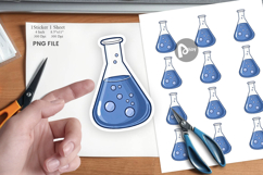 Science Beaker Sticker Product Image 1
