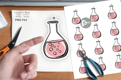 Science Beaker Sticker Product Image 1