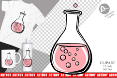 Science Beaker Clipart Product Image 1