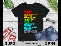 Science Is Real Png, Black Lives Matter Png,Love Is Love Png Product Image 2