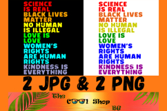 Science Is Real Png, Black Lives Matter Png,Love Is Love Png Product Image 1