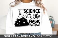 Science It s Like Magic But Real - Science SVG Design Product Image 1