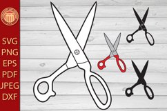 Scissors - eps, dxf, jpg, svg, pdf, png files Product Image 1