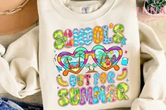 School's Out For Summer PNG, Beach Sunglasses Sublimation De Product Image 1