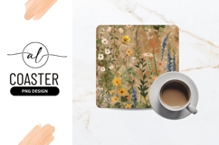 Floral Illustration with Daisies Sunflowers and Bluebell Product Image 1