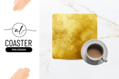 Golden Smoke Abstract Background with Swirling Wisps Product Image 1