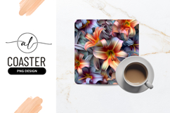 Abstract Lily Flowers Floral Illustration Art Product Image 1