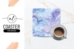 Abstract Fluid Art Background in Blue and Lavender Tones Product Image 1