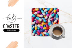 Colorful Medical Pill Capsule Close Up Product Image 1