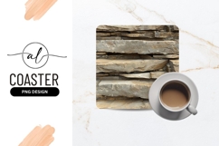 Close up of layered natural stone wall texture in shades Product Image 1