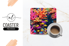 Vivid Coral Reef Fish Ocean Life Illustration Product Image 1