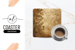 Elegant floral square coaster png design Product Image 1