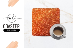 Starry night square coaster png design Product Image 1