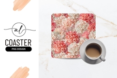 Floral coaster png design Product Image 1