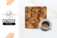 Autumn leaves square coaster png design Product Image 1