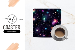 Colorful Galaxy Space Stars Seamless Pattern Design Product Image 1
