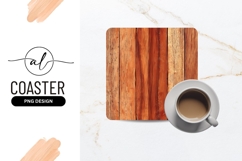 Wooden Planks Background Texture Square Coaster Png Product Image 1
