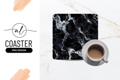 Black And White Liquid Marble Abstract Background Product Image 1