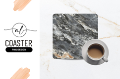 Dark Gray and White Marble Texture with Veins and Natural Product Image 1