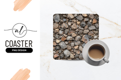 Overhead View of Assorted Rocks and Pebbles Texture Product Image 1
