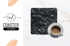 Abstract Stone Tile Texture For Square Coaster Product Image 1