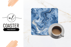 Abstract Blue and Gold Swirls Texture Background Design Product Image 1