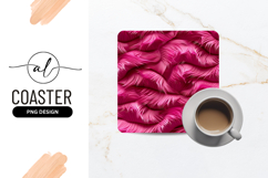 Abstract Pink Feather Texture Background Seamless Pattern Product Image 1