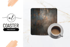 Cracked Wall Texture with Rust and Blue Tones Product Image 1