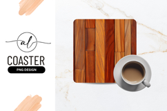 Rich Wood Texture For Square Coaster Png Product Image 1