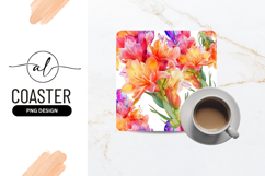 Colorful Artistic Tulip Flowers Seamless Pattern Product Image 1