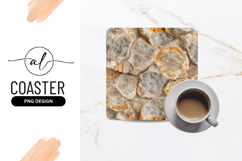 Agate Slab Closeup With Orange And Grey Tones Product Image 1