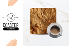 Warm Golden Brown Fur Texture Background Design Product Image 1