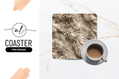 Beige Faux Fur Abstract Texture Design Product Image 1