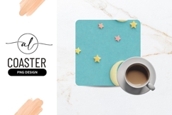 Moon And Stars On Blue Background Product Image 1