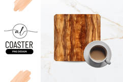 Wooden Texture Background Square Coaster Png Product Image 1