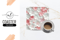 Pink And White Paper Flower Background Product Image 1