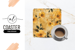 Vintage Floral Pattern With Golden Poppy Flowers Product Image 1