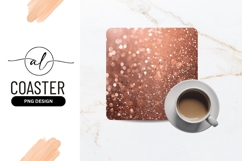 Rose Gold Bokeh Background with Glittering Light Particles Product Image 1