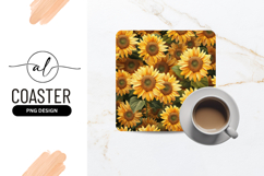 Abundant Yellow Sunflowers with Green Leaves Product Image 1