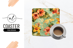 Vintage Floral Pattern with Hibiscus Flowers Product Image 1