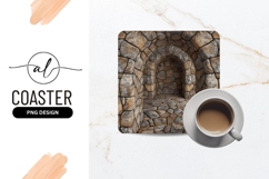 Stone Archway Leading Into Another Stone Room Product Image 1
