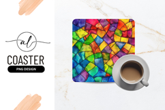 Colorful Stained Glass Pattern Abstract Design Product Image 1